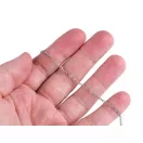 Nemesacél lánc 2 mm folyóméterben - platina Nemesacél lánc 2 mm folyóméterben - platina