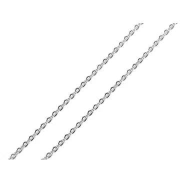 Nemesacél lánc 2,3 mm folyóméterben - platina