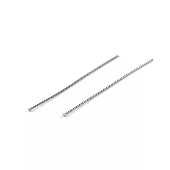 Szerelőpálca 40 mm nemes acél - platina (200 db-os csomagolás) Szerelőpálca 40 mm nemes acél - platina (200 db-os csomagolás)