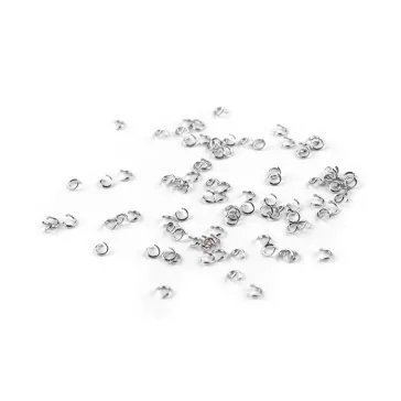   Rozsdamentes acél összekötő karika Ø3 mm - platina (30 g-os csomagolás)
