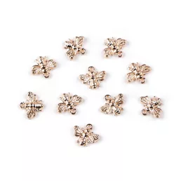 Fém medál mini méhecske 13x11 mm