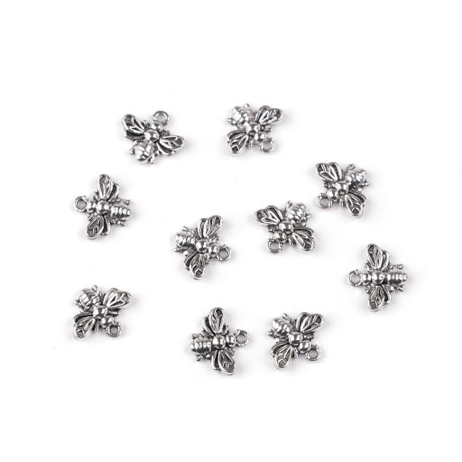 Fém medál mini méhecske 13x11 mm