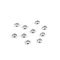 Rondella / rozsdamentes acél dísz gyöngy Ø4; 6 mm - 2 (6 mm) platina (10 db-os csomagolás)
