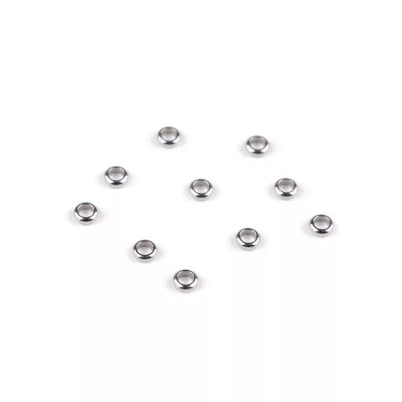 Rondella / rozsdamentes acél dísz gyöngy Ø4; 6 mm - 1 (4 mm) platina (50 db-os csomagolás) Rondella / rozsdamentes acél dísz gyöngy Ø4; 6 mm - 1 (4 mm) platina (50 db-os csomagolás)