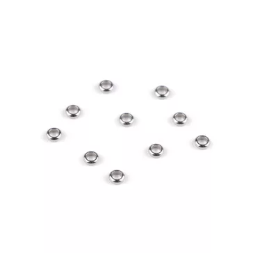   Rondella / rozsdamentes acél dísz gyöngy Ø4; 6 mm - 1 (4 mm) platina (100 db-os csomagolás)