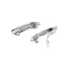 Francia kapocs 6x40 mm félkésztermék - platina (100 db-os csomagolás)