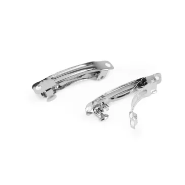   Francia kapocs 6x40 mm félkésztermék - platina (100 db-os csomagolás)