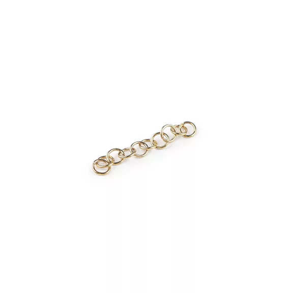 Összekötő karika láncba zárt, Ø3; 4; 5 mm, rozsdamentes acélból - 2 (Ø4 mm) arany (40 zacskó) Összekötő karika láncba zárt, Ø3; 4; 5 mm, rozsdamentes acélból - 2 (Ø4 mm) arany (40 zacskó)