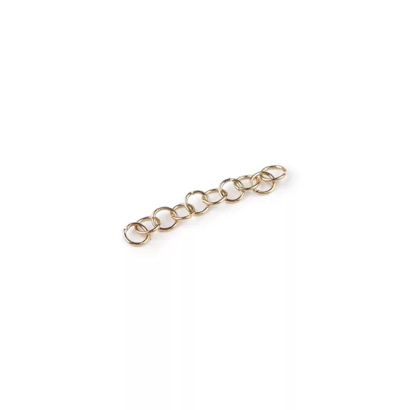 Összekötő karika láncba zárt, Ø3; 4; 5 mm, rozsdamentes acélból - 3 (Ø5 mm) arany (5 zacskó) Összekötő karika láncba zárt, Ø3; 4; 5 mm, rozsdamentes acélból - 3 (Ø5 mm) arany (5 zacskó)