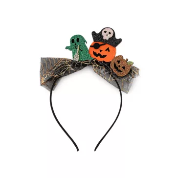   Hajpánt Halloween / boszorkány - 3 fekete Dinnye (3 db-os csomagolás)
