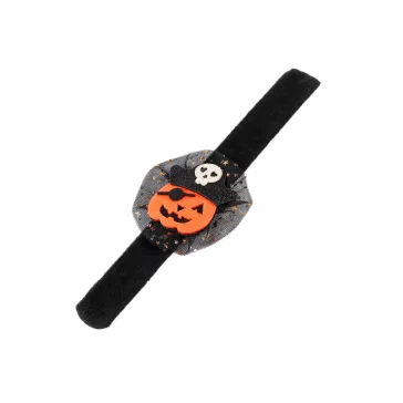   Pattintós karkötő Halloween / boszorkány - 3 narancssárga Dinnye (6 db-os csomagolás)