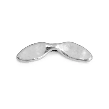   Köztes dísz szárnyak 29x8 mm - platina (10 db-os csomagolás)