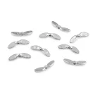 Köztes dísz szárnyak 29x8 mm - platina (50 db-os csomagolás) Köztes dísz szárnyak 29x8 mm - platina (50 db-os csomagolás)