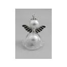 Angyalszárny köztes dísz 24x8 mm - platina (50 db-os csomagolás)