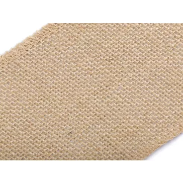   Juta szalag szélessége 10 cm - természetes bézs (45 m-os csomagolás)
