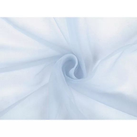 Kötött sifon anyag – világoskék Kötött sifon anyag – világoskék