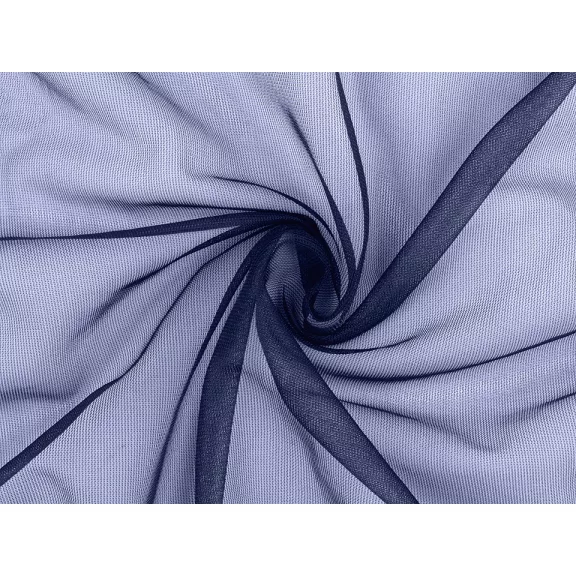 Kötött sifon anyag – sötétkék Kötött sifon anyag – sötétkék