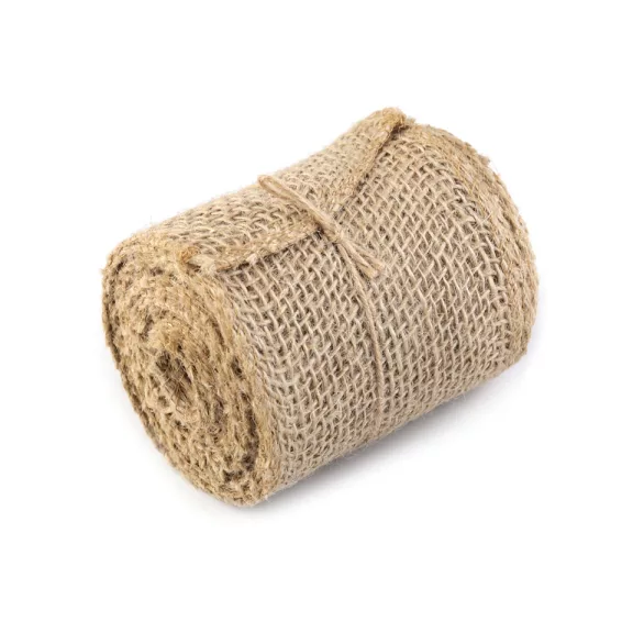 Juta szalag 9 cm-es - természetes bézs (18 m-es csomagolás) Juta szalag 9 cm-es - természetes bézs (18 m-es csomagolás)