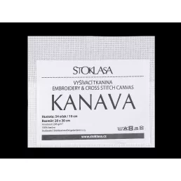 Kanava hímzővászon 20x30 cm 54 szem