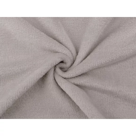 Wellsoft minki flanel kétoldalas / falnell bársony fleece – világosszürke Wellsoft minki flanel kétoldalas / falnell bársony fleece – világosszürke