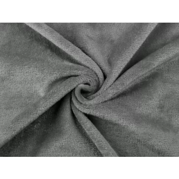   Wellsoft minki flanel kétoldalas / falnell bársony fleece - 17 (7) szürke