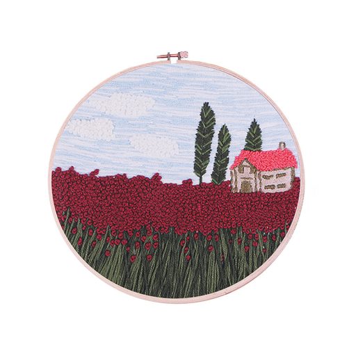 Hímző készlet előnyomtatott mintával