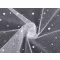 Ruha tüll / dekor hologramos csillagos hópihe tüll – fehér