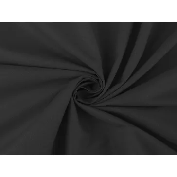 Egyszínű pamutvászon – fekete