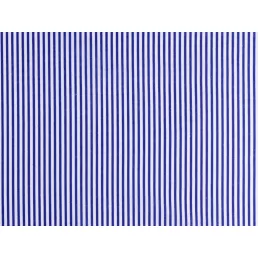 Királykék csíkos pamutvászon