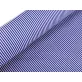 Királykék csíkos pamutvászon