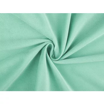 Velvet / bársony strukturált egyszínű – menta