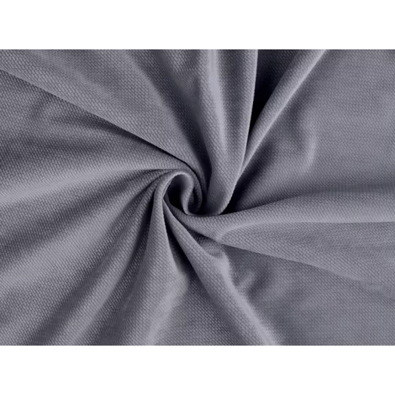 Velvet / bársony strukturált egyszínű – szürke Velvet / bársony strukturált egyszínű – szürke