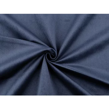 Velvet / bársony strukturált egyszínű – kék sötét