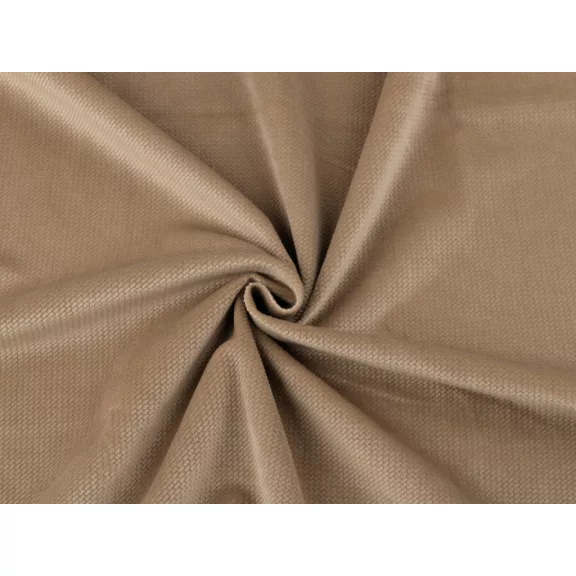 Velvet / bársony strukturált egyszínű – cappuccino Velvet / bársony strukturált egyszínű – cappuccino