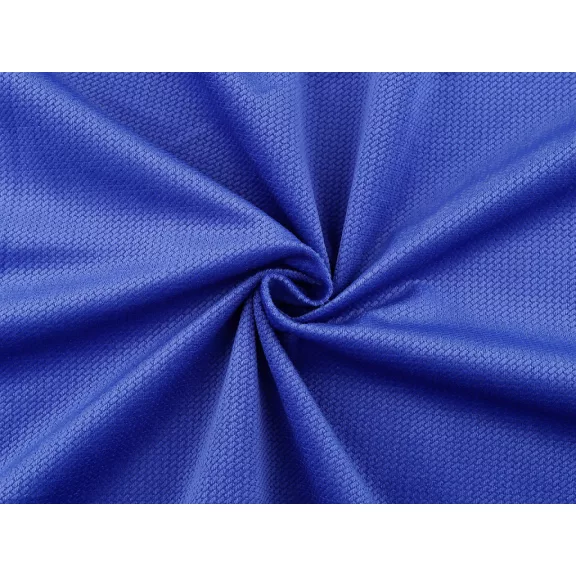 Velvet / bársony strukturált egyszínű – királykék Velvet / bársony strukturált egyszínű – királykék