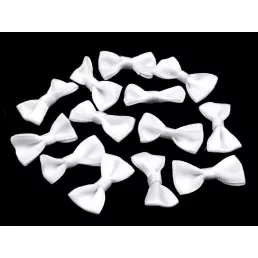 Esküvői kitűző / alkalmi szatén masni 12x25 mm