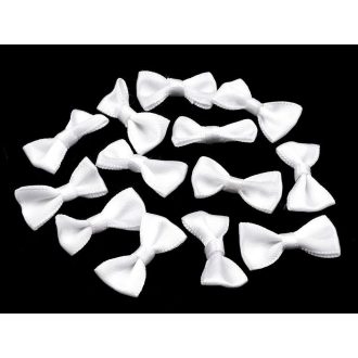 Esküvői kitűző / alkalmi szatén masni 12x25 mm