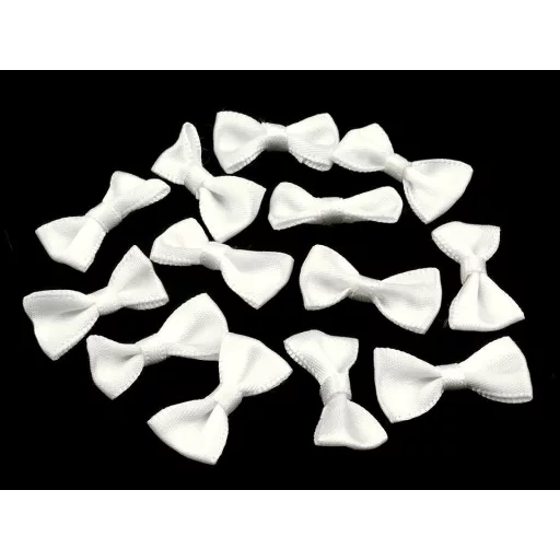 Esküvői kitűző / alkalmi szatén masni 12x25 mm