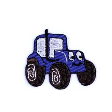   Vasalható folt - 12 királykék traktor (1 db-os csomagolás)