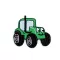 Vasalható folt - 13 pasztellzöld traktor (1 db-os csomagolás)