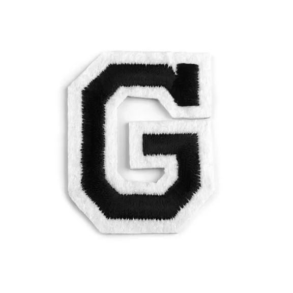 Felvasalható folt betűk - 7 "G" fekete (1 db-os csomagolás) Felvasalható folt betűk - 7 "G" fekete (1 db-os csomagolás)