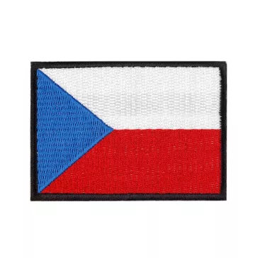   Zászló - cseh zászló - ruhára vasalható textil matrica - lásd a képen (1 db-os csomagolás)