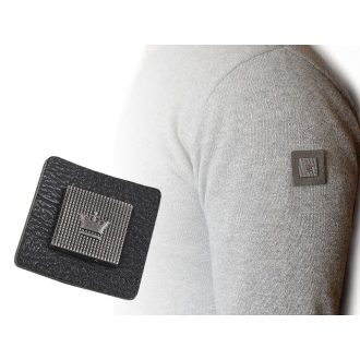   Dekoráció folt / felvarrható korona 30x30 mm ruhára matrica