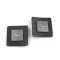 Dekoráció folt / felvarrható korona 30x30 mm ruhára matrica - 2 fekete (2 db-os csomagolás)