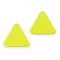 Dísz / felvarrható folt / 25 mm matrica - 6 sárga neon (10 db-os csomagolás)