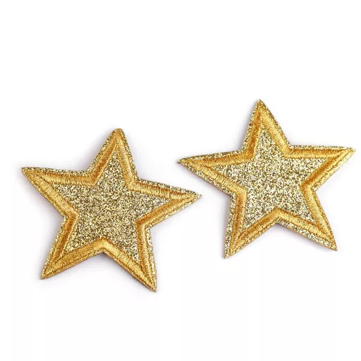 Felvasalható folt csillag glitterekkek