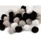 Színes zsenilia golyó Pom pom Ø20 mm
