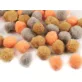 Színes zsenilia golyó Pom pom Ø20 mm