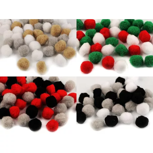 Színes zsenilia golyó Pom pom Ø20 mm