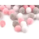 Színes pom pom golyók Ø8 és 10 mm - 4 (Ø8 mm) mix karácsony (12 zacskó) Színes pom pom golyók Ø8 és 10 mm - 4 (Ø8 mm) mix karácsony (12 zacskó)